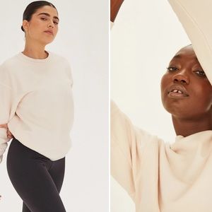 Cream Girlfriend Collective Sweatshirt